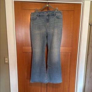 Old Navy Light Blue Flare Jeans